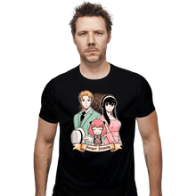 Load image into Gallery viewer, Daily_Deal_Shirts Fitted Shirts, Mens / Small / Black Spy Family Portrait
