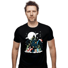 Load image into Gallery viewer, Daily_Deal_Shirts Fitted Shirts, Mens / Small / Black Xenomas