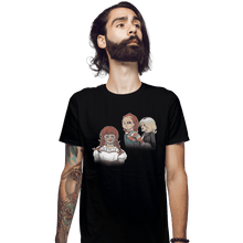 Load image into Gallery viewer, Shirts Fitted Shirts, Mens / Small / Black Chucky's Girl