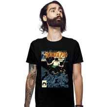 Load image into Gallery viewer, Daily_Deal_Shirts Fitted Shirts, Mens / Small / Black Pirate Hunter