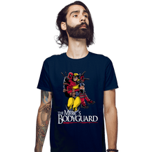 Load image into Gallery viewer, Daily_Deal_Shirts Fitted Shirts, Mens / Small / Navy The Merc's Bodyguard