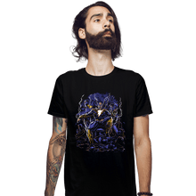 Load image into Gallery viewer, Daily_Deal_Shirts Fitted Shirts, Mens / Small / Black Hail To The King Adam