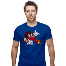 Load image into Gallery viewer, Daily_Deal_Shirts Fitted Shirts, Mens / Small / Royal Blue Kingdom Adventure