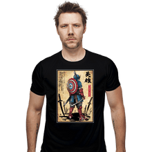 Load image into Gallery viewer, Daily_Deal_Shirts Fitted Shirts, Mens / Small / Black Captain Samurai