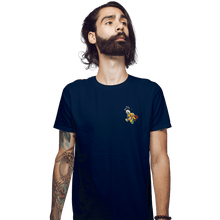 Load image into Gallery viewer, Secret_Shirts Fitted Shirts, Mens / Small / Navy Mjolnir Bros