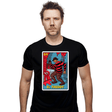 Load image into Gallery viewer, Shirts Fitted Shirts, Mens / Small / Black El Freddy