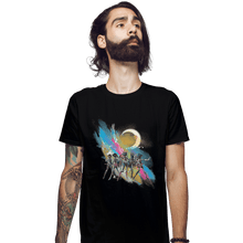 Load image into Gallery viewer, Shirts Fitted Shirts, Mens / Small / Black Senshi Of The Galaxy