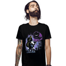 Load image into Gallery viewer, Shirts Fitted Shirts, Mens / Small / Black We're All Mad Here