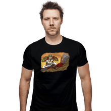 Load image into Gallery viewer, Shirts Fitted Shirts, Mens / Small / Black You Let Me Pass Now