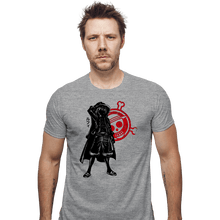 Load image into Gallery viewer, Shirts Fitted Shirts, Mens / Small / Sports Grey Crimson Yonko