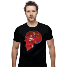Load image into Gallery viewer, Shirts Fitted Shirts, Mens / Small / Black Akira Skull