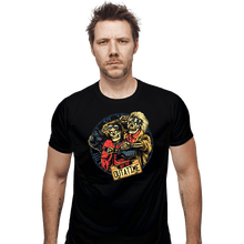 Load image into Gallery viewer, Daily_Deal_Shirts Fitted Shirts, Mens / Small / Black Outatime