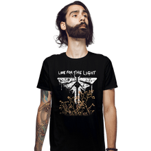 Load image into Gallery viewer, Secret_Shirts Fitted Shirts, Mens / Small / Black Fireflies.