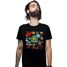 Load image into Gallery viewer, Shirts Fitted Shirts, Mens / Small / Black World Of Dice