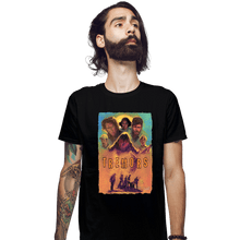 Load image into Gallery viewer, Daily_Deal_Shirts Fitted Shirts, Mens / Small / Black Tremors
