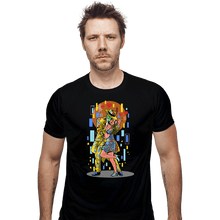 Load image into Gallery viewer, Daily_Deal_Shirts Fitted Shirts, Mens / Small / Black The Mask Kiss