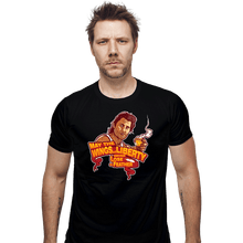 Load image into Gallery viewer, Shirts Fitted Shirts, Mens / Small / Black Wings Of Liberty