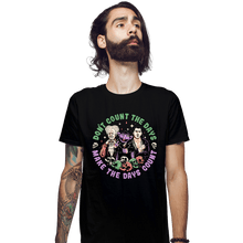 Load image into Gallery viewer, Daily_Deal_Shirts Fitted Shirts, Mens / Small / Black Make The Days Count!