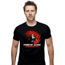 Load image into Gallery viewer, Daily_Deal_Shirts Fitted Shirts, Mens / Small / Black Double O Threat