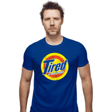 Load image into Gallery viewer, Shirts Fitted Shirts, Mens / Small / Royal Blue Tired Of Most People