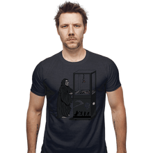 Load image into Gallery viewer, Shirts Fitted Shirts, Mens / Small / Dark Heather Death Is Random