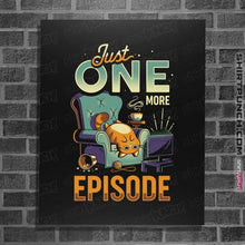 Load image into Gallery viewer, Daily_Deal_Shirts Posters / 4"x6" / Black Chonky TV Addict