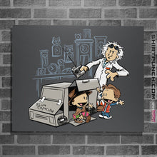 Load image into Gallery viewer, Shirts Posters / 4"x6" / Charcoal Scientific Paradox Goes Boom