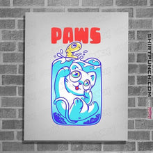 Load image into Gallery viewer, Shirts Posters / 4"x6" / White Paws