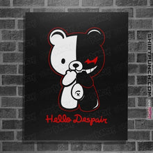 Load image into Gallery viewer, Shirts Posters / 4"x6" / Black Hello Despair