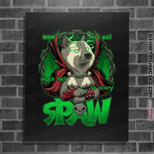 Load image into Gallery viewer, Daily_Deal_Shirts Posters / 4"x6" / Black Spaw
