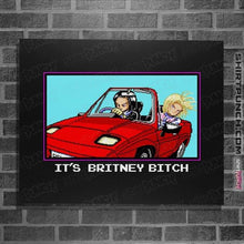 Load image into Gallery viewer, Secret_Shirts Posters / 4"x6" / Black It's Britney