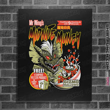 Load image into Gallery viewer, Shirts Posters / 4"x6" / Black Midnite Munch