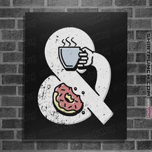 Load image into Gallery viewer, Shirts Posters / 4"x6" / Black Coffee and Donuts