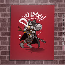 Load image into Gallery viewer, Shirts Posters / 4"x6" / Red Mando Vs The Galaxy