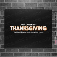 Load image into Gallery viewer, Daily_Deal_Shirts Posters / 4&quot;x6&quot; / Black Carpenter&#39;s Thanksgiving
