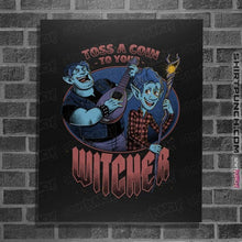 Load image into Gallery viewer, Secret_Shirts Posters / 4"x6" / Black Witcher Brothers