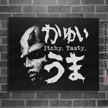 Load image into Gallery viewer, Daily_Deal_Shirts Posters / 4"x6" / Black Itchy. Tasty.