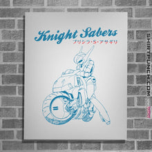 Load image into Gallery viewer, Shirts Posters / 4"x6" / White Knight Sabers