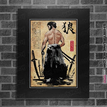 Load image into Gallery viewer, Daily_Deal_Shirts Posters / 4"x6" / Black Mutant Ronin