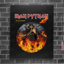 Load image into Gallery viewer, Daily_Deal_Shirts Posters / 4"x6" / Black Iron Python