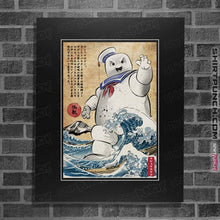 Load image into Gallery viewer, Daily_Deal_Shirts Posters / 4"x6" / Black Marshmallow Man In Japan