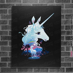 Secret_Shirts Posters / 4"x6" / Black Last Unicorn.