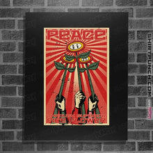 Load image into Gallery viewer, Shirts Posters / 4"x6" / Black Superior Fire Flower