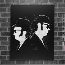 Load image into Gallery viewer, Shirts Posters / 4"x6" / Black Blues Bros