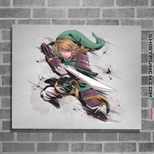 Load image into Gallery viewer, Secret_Shirts Posters / 4"x6" / White Samurai Hero Of Time