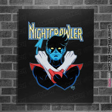 Load image into Gallery viewer, Daily_Deal_Shirts Posters / 4"x6" / Black Nightcrawler 97
