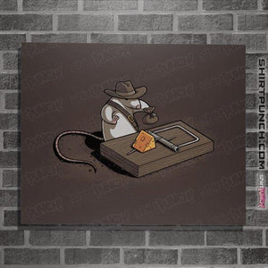 Shirts Posters / 4"x6" / Dark Chocolate Indiana Mouse