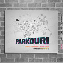 Load image into Gallery viewer, Daily_Deal_Shirts Posters / 4"x6" / White Parkour!