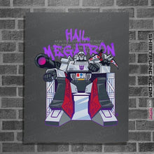 Load image into Gallery viewer, Secret_Shirts Posters / 4"x6" / Charcoal Hail Megatron