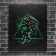 Load image into Gallery viewer, Shirts Posters / 4"x6" / Black Cosmic Retro Link